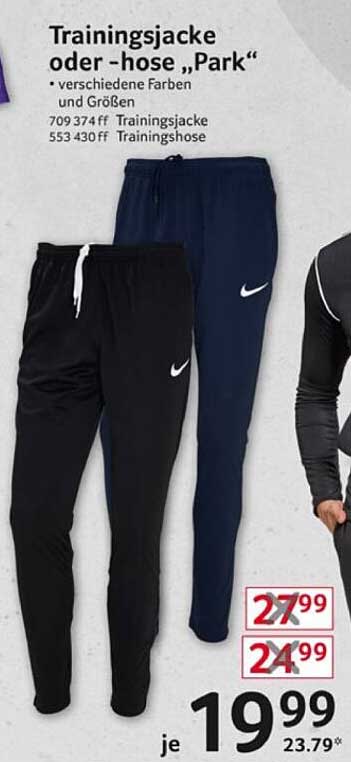 Trainingsjacke oder -hose „Park“