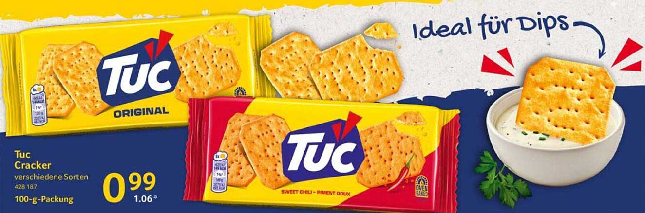 Tuc Cracker verschiedene Sorten - Ideal für Dips