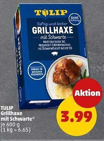 TULIP Grillhaxe mit Schwarte 600 g