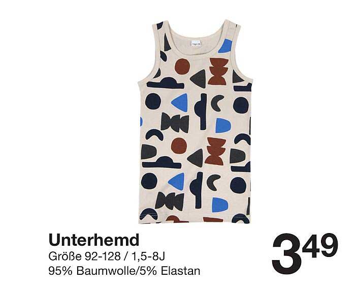 Unterhemd 92-128 / 1,5-8J