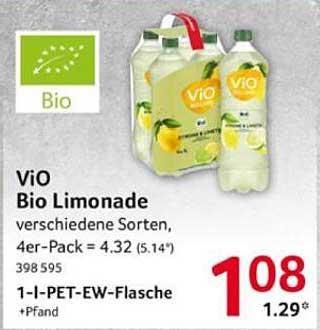 ViO Bio Limonade - verschiedene Sorten