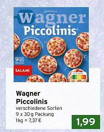 Wagner Piccolinis - verschiedene Sorten