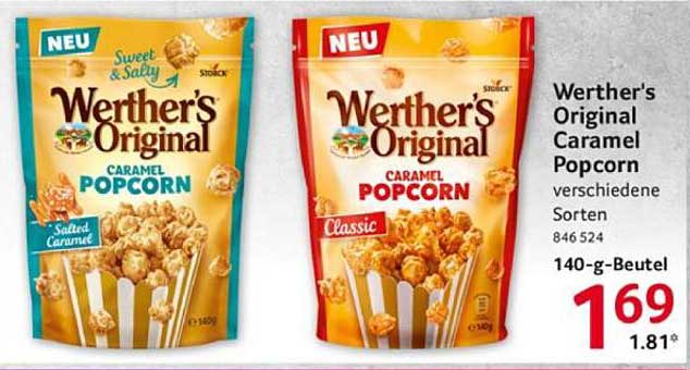 Werther's Original Caramel Popcorn - Verschiedene Sorten