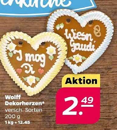 Wolff Dekorherzen in verschiedenen Sorten, 200 g