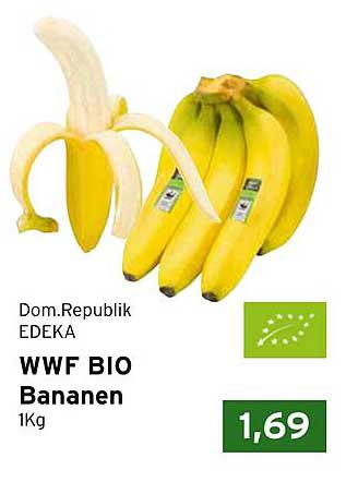 WWF BIO Bananen 1Kg von EDEKA