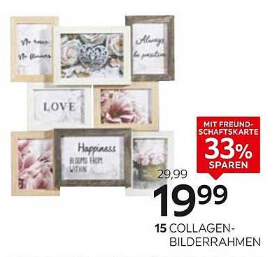 15 Collagen-Bilderrahmen