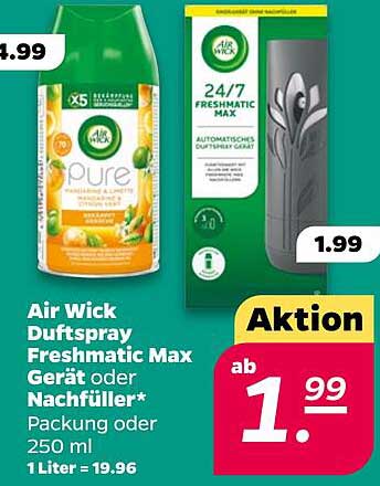 Air Wick Duftspray Freshmatic Max Gerät oder Nachfüller 250 ml