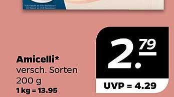 Amicelli* verschiedene Sorten 200 g