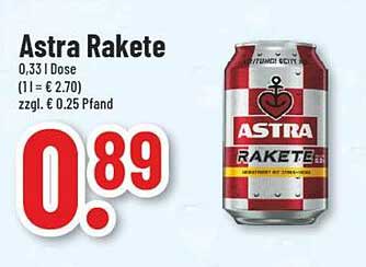 Astra Rakete 0,33 l Dose