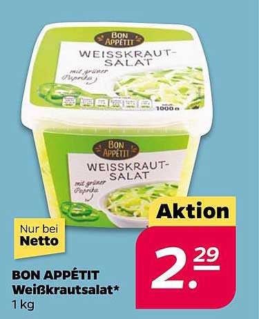 BON APPÉTIT Weißkrautsalat* 1 kg