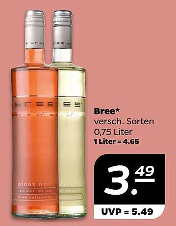 Bree* verschiedene Sorten 0,75 Liter