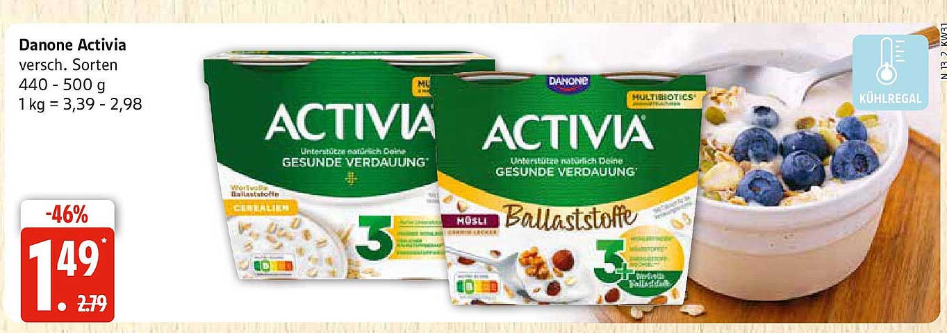 Danone Activia verschiedene Sorten 440 - 500 g