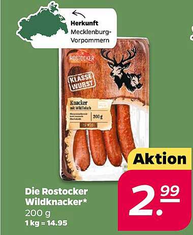 Die Rostocker Wildknacker* 200 g