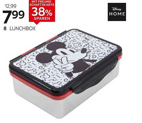 Disney Home Lunchbox mit Mickey Mouse Design