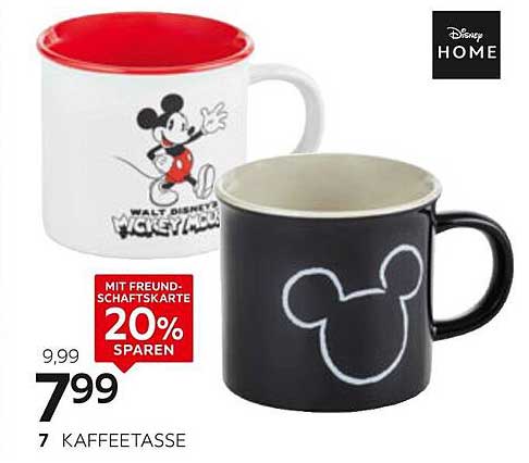 Disney Mickey Mouse Kaffee Tasse