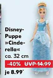 Disney-Puppe »Cinderella« ca. 32 cm