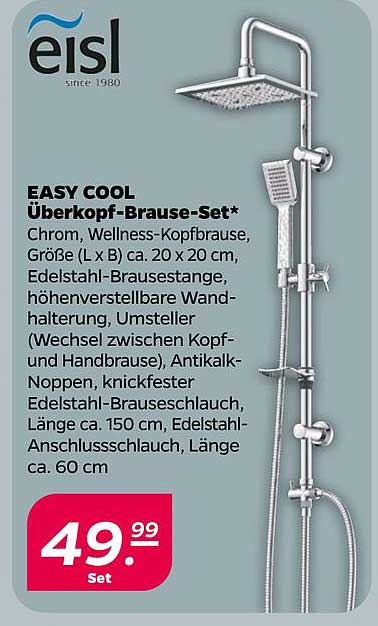 EASY COOL Überkopf-Brause-Set
