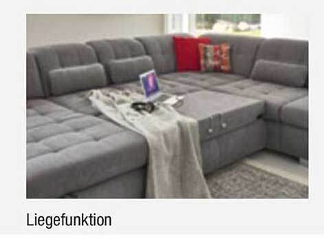Ecksofa mit Liegefunktion