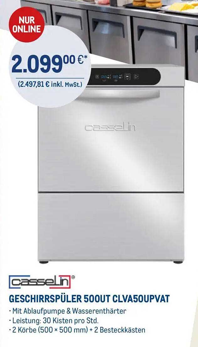 Geschirrspüler 500UT CLVA50UPVAT