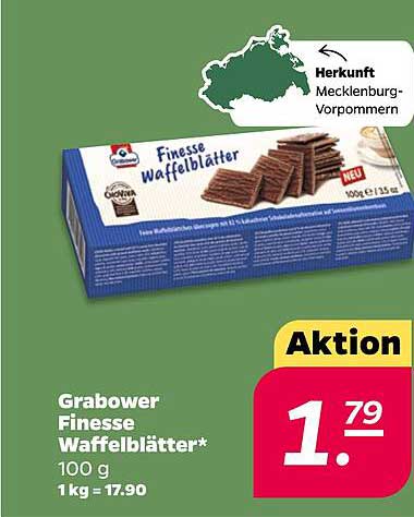 Grabower Finesse Waffelblätter 100 g