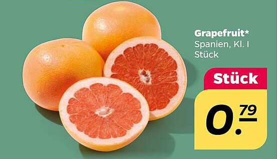 Grapefruit aus Spanien, Klasse I Stück