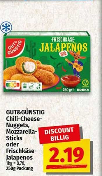 GUT& GÜNSTIG Frischkäse-Jalapenos