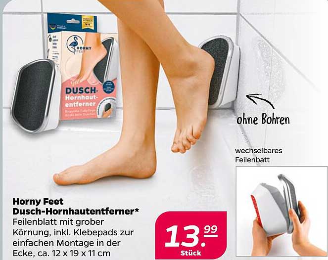 Horny Feet Dusch-Hornhautentferner