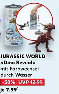 JURASSIC WORLD »Dino Reveal« mit Farbwechsel durch Wasser