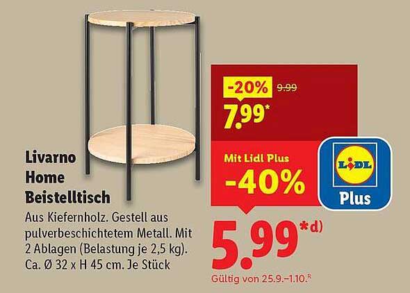 Livorno Home Beistelltisch
