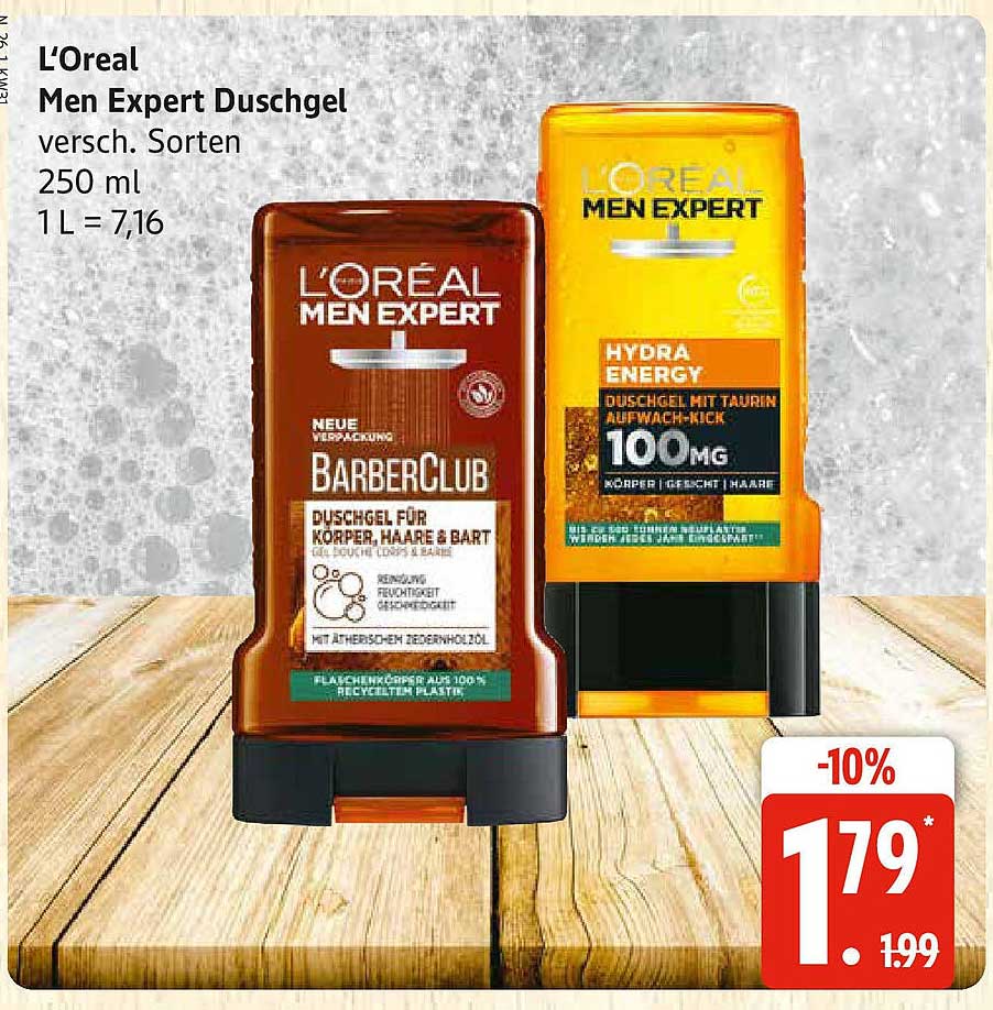 L'Oréal Men Expert Duschgel - verschiedene Sorten 250 ml