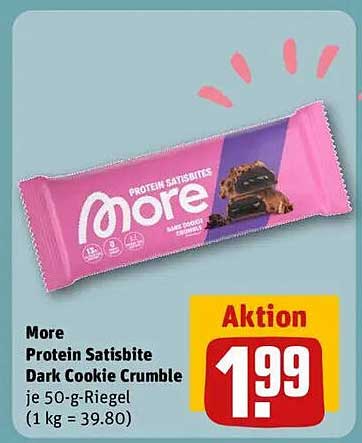 More Protein Satibite Dark Cookie Crumble