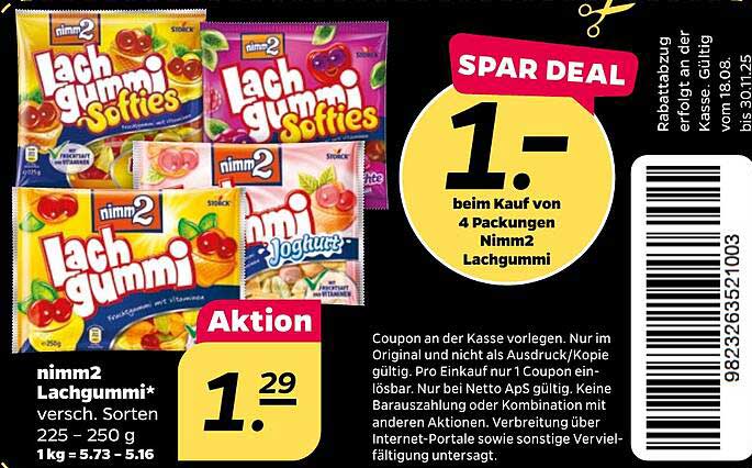 nimm2 Lachgummi - Spar Deal