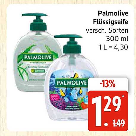 Palmolive Flüssigseife versch. Sorten 300 ml