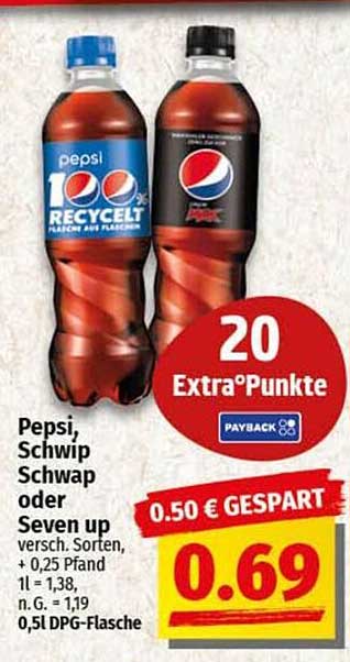 Pepsi, Schwip Schwap oder Seven up – Erfrischende Auswahl für jeden Geschmack