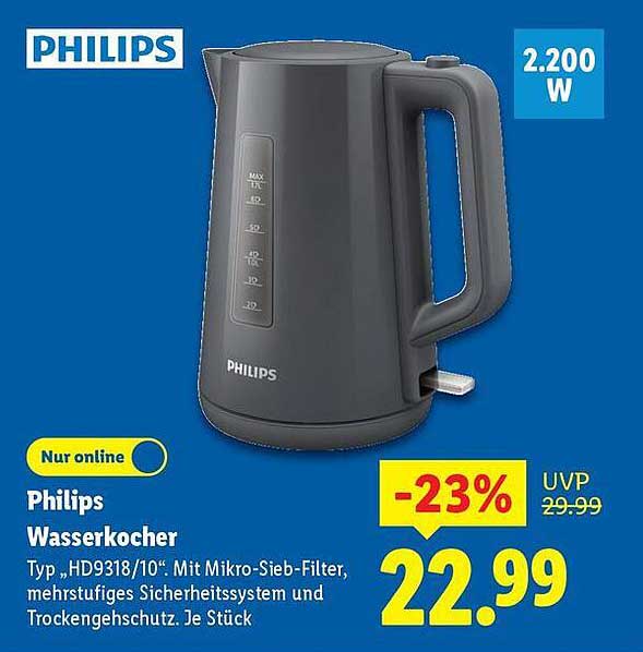 Philips Wasserkocher Typ HD9318/10