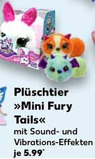Plüschtier »Mini Fury Tails« mit Sound- und Vibrationseffekten