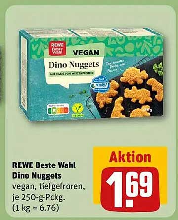 REWE Beste Wahl Dino Nuggets