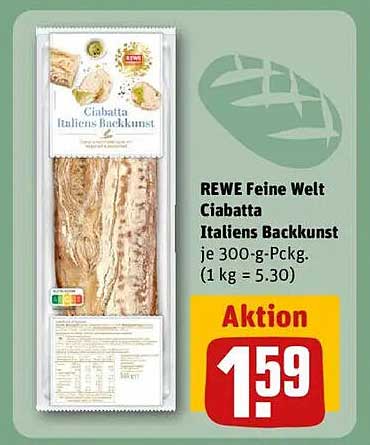REWE Feine Welt Ciabatta Italiens Backkunst
