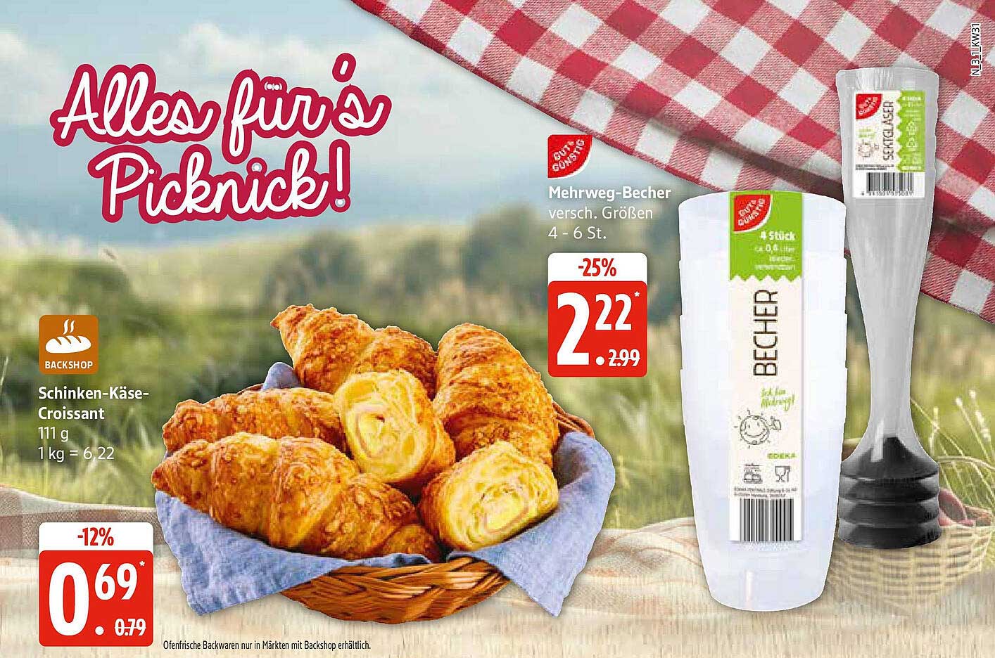 Schinken-Käse-Croissant 111 g