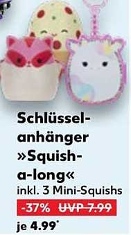 Schlüsselanhänger »Squish-a-long« inkl. 3 Mini-Squishs