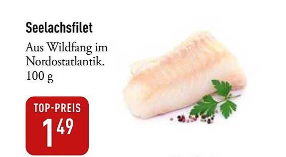 Seelachsfilet Aus Wildfang im Nordostatlantik. 100 g