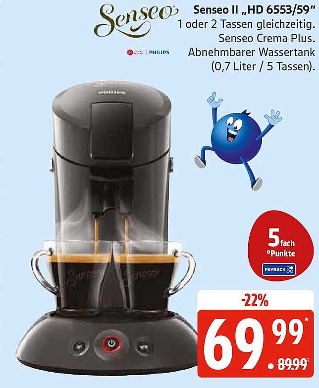 Senseo II „HD 6553/59“ - Kaffeegenuss für jeden Moment