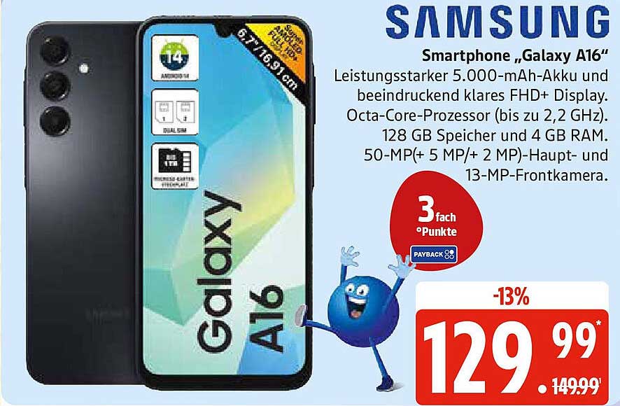 Smartphone „Galaxy A16“