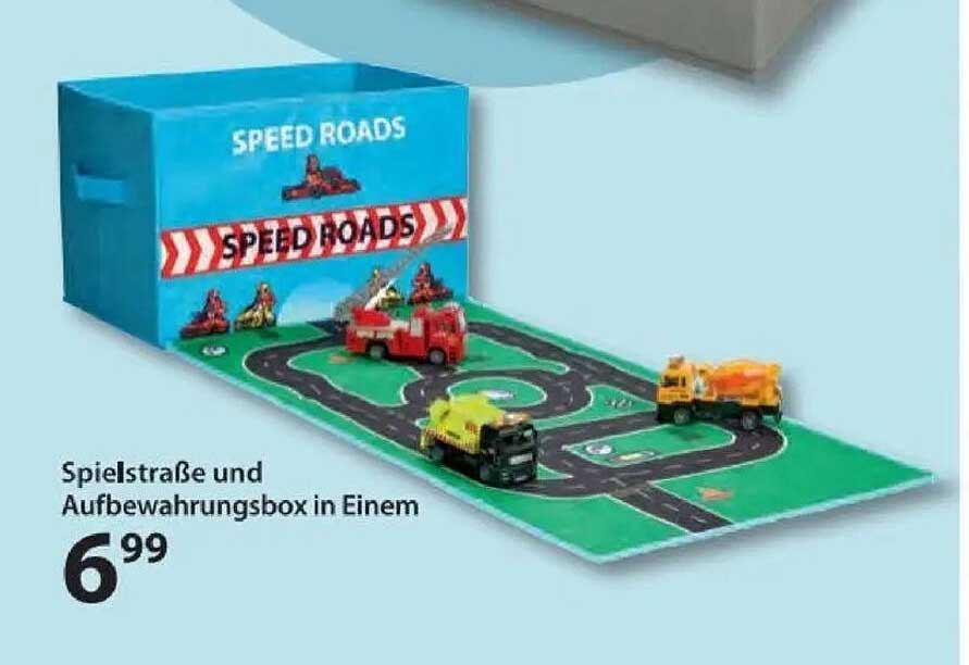 Spielstraße und Aufbewahrungsbox in Einem