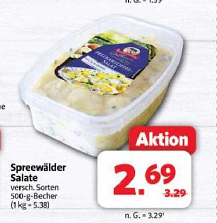 Spreewälder Salate 500-g-Becher, verschiedene Sorten