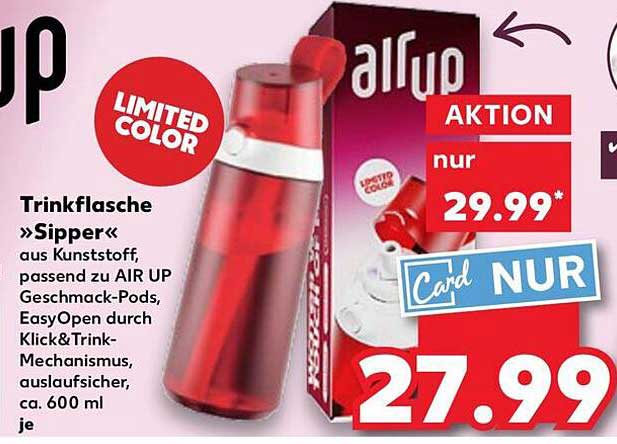 Trinkflasche »Sipper« von AIR UP - Limited Color
