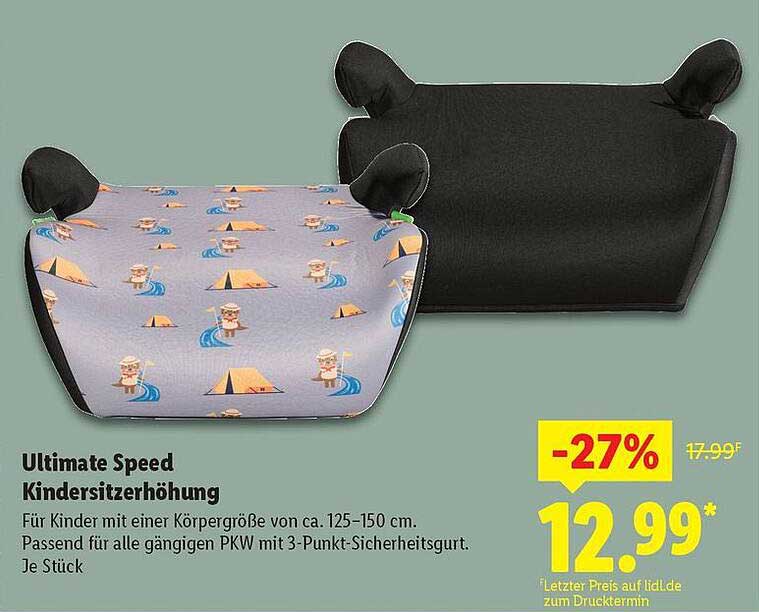 Ultimate Speed Kindersitzerhöhung