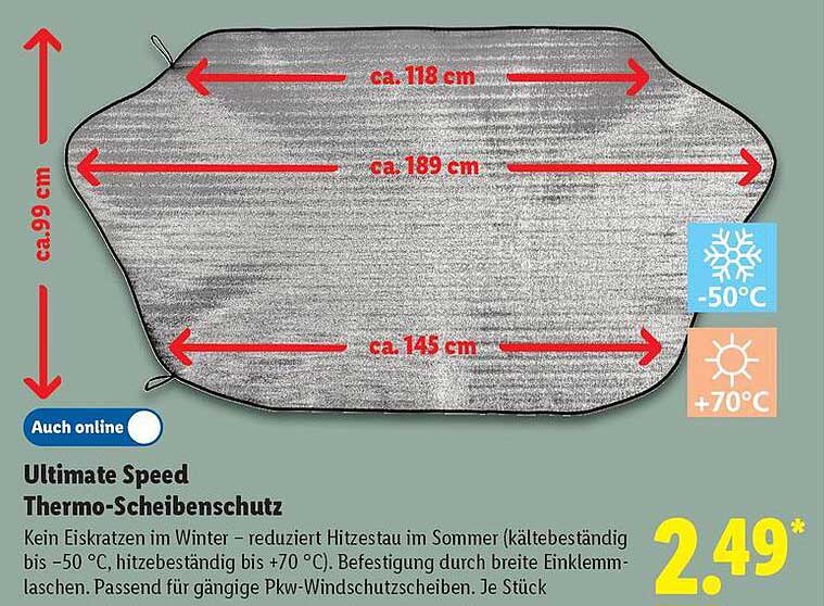 Ultimate Speed Thermo-Schutz für die Autobesitzer