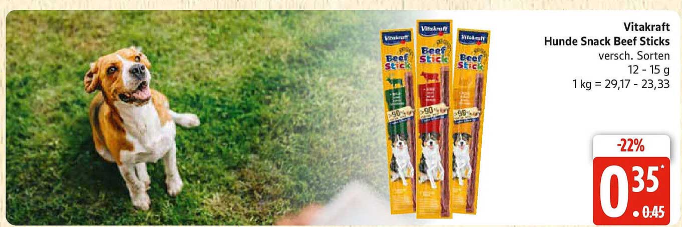 Vitakraft Hunde Snack Beef Sticks - verschiedene Sorten