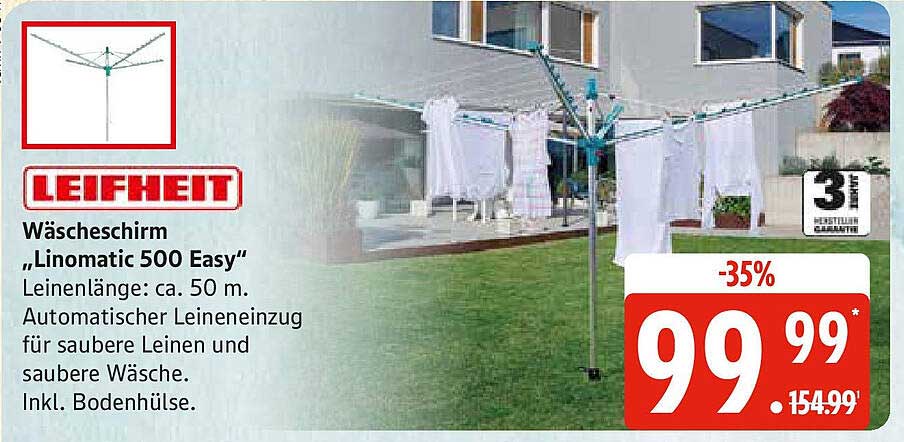 Wäscheschirm „Linomatic 500 Easy“